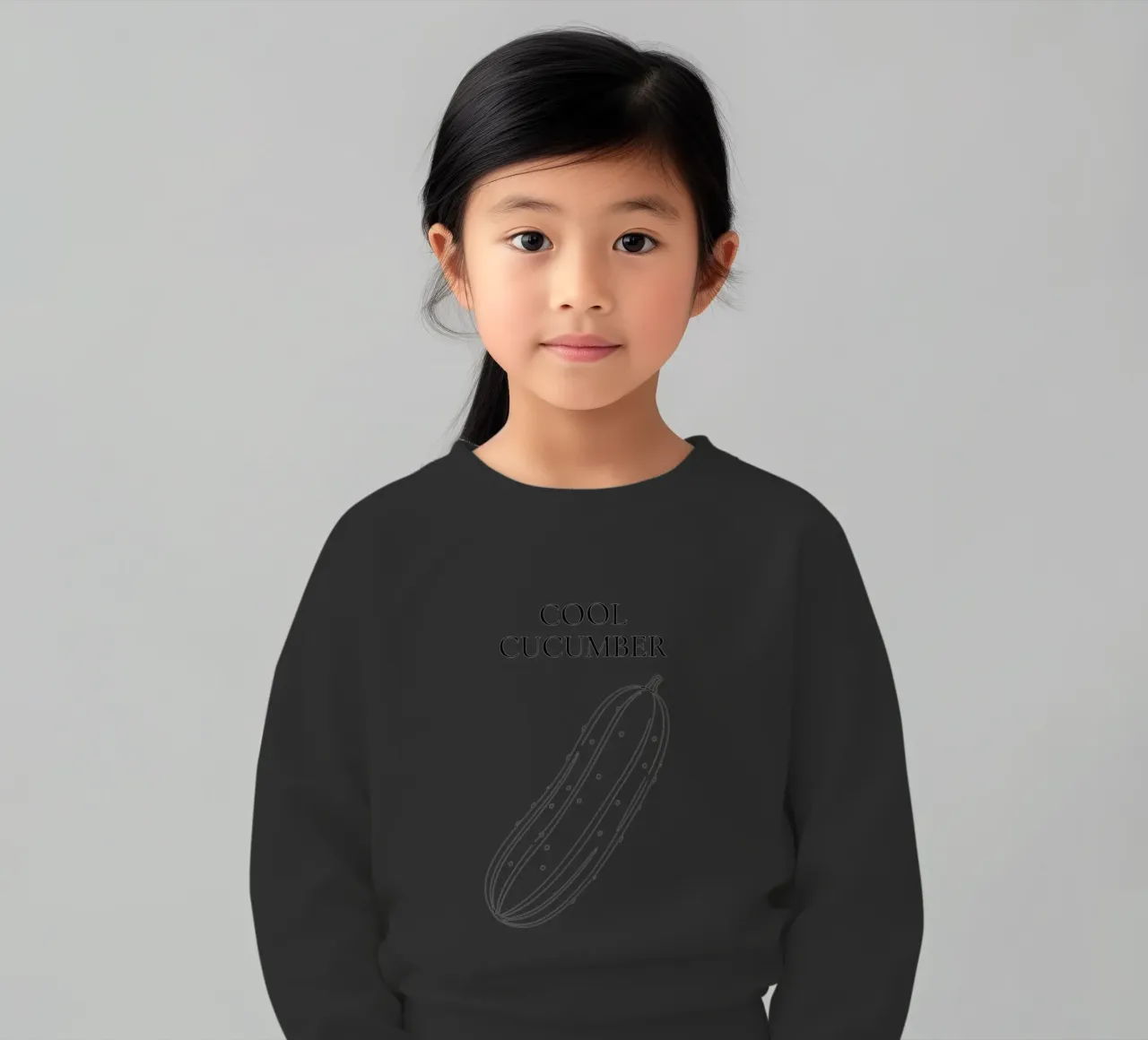 Cool Cucumber felpa bambino da FruityNoodly