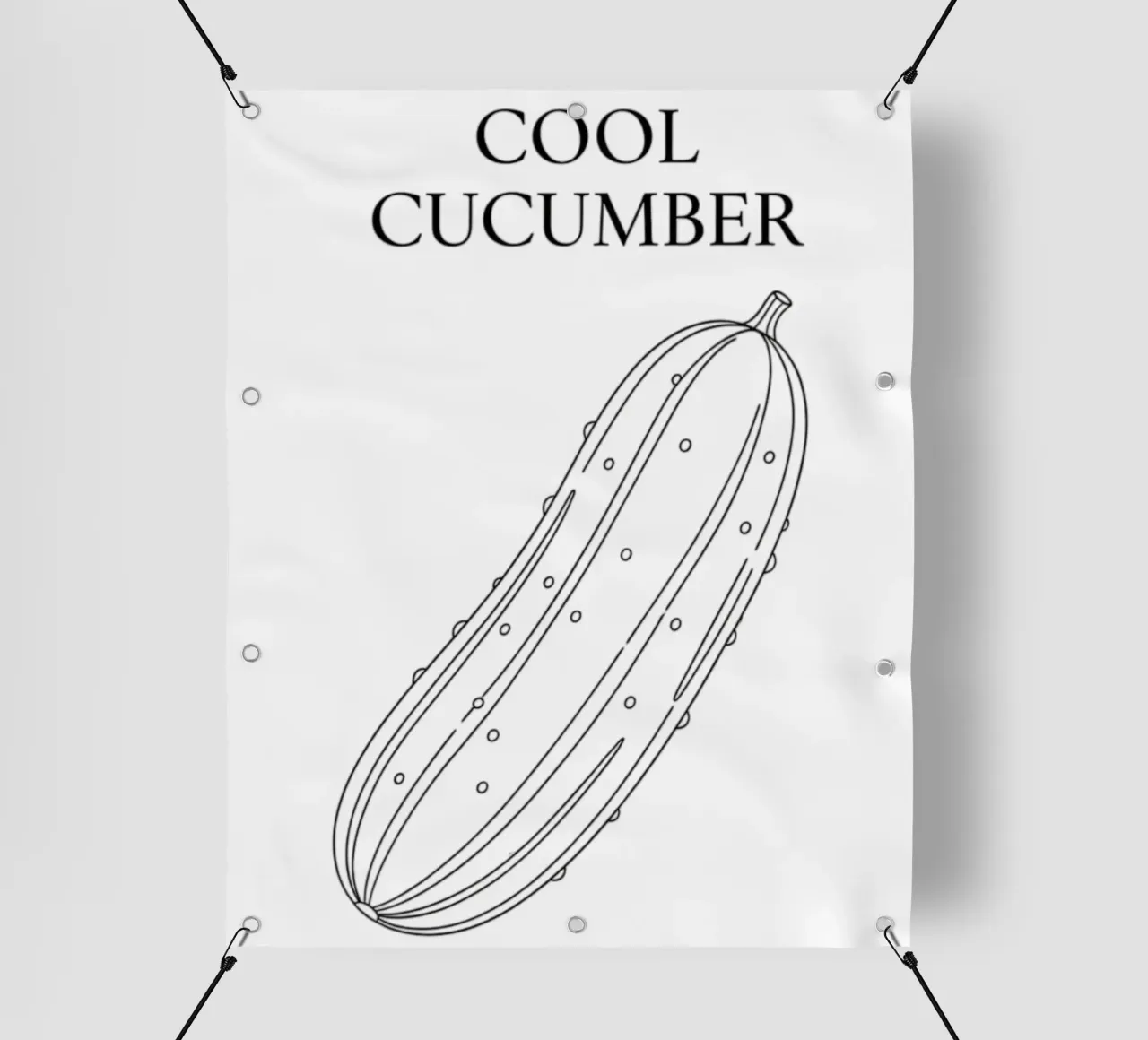 Cool Cucumber telo in pvc da FruityNoodly
