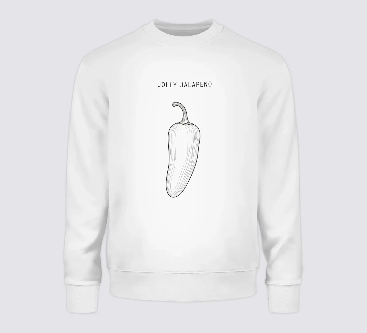 Jolly Jalapeño Business: A Pepper with a Point! felpa da FruityNoodly