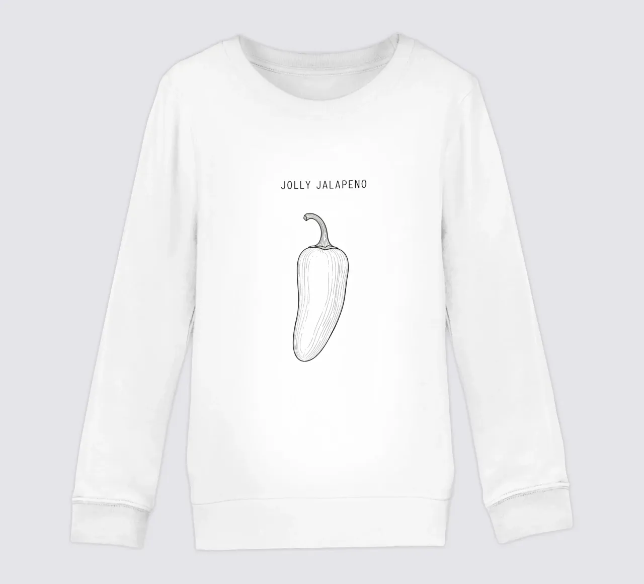 Jolly Jalapeño Business: A Pepper with a Point! felpa bambino da FruityNoodly