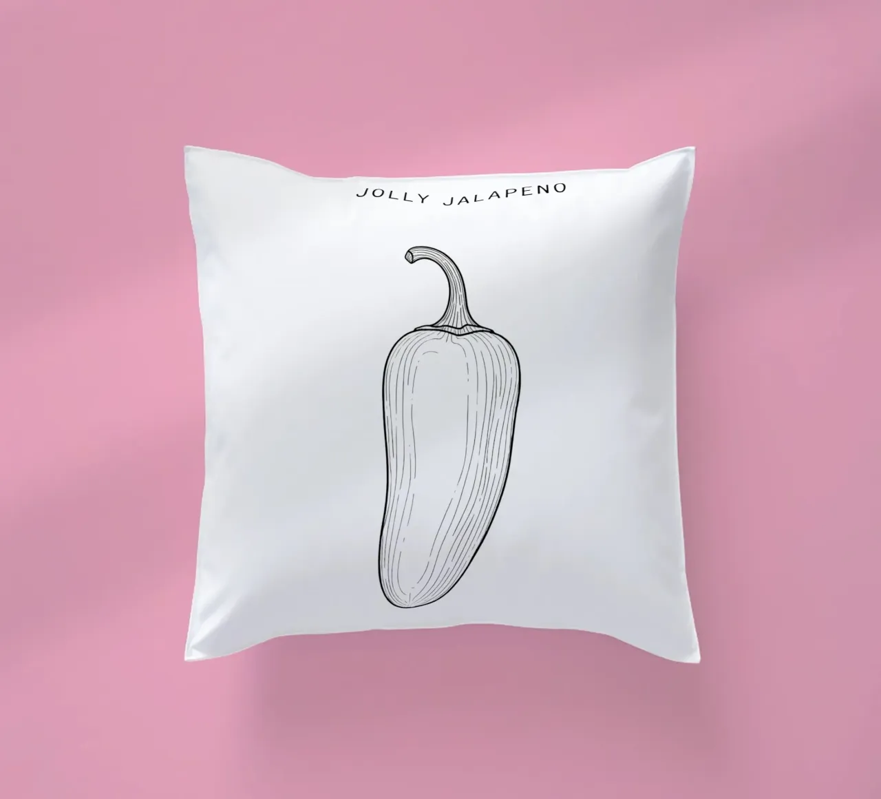 Jolly Jalapeño Business: A Pepper with a Point! cuscino da FruityNoodly