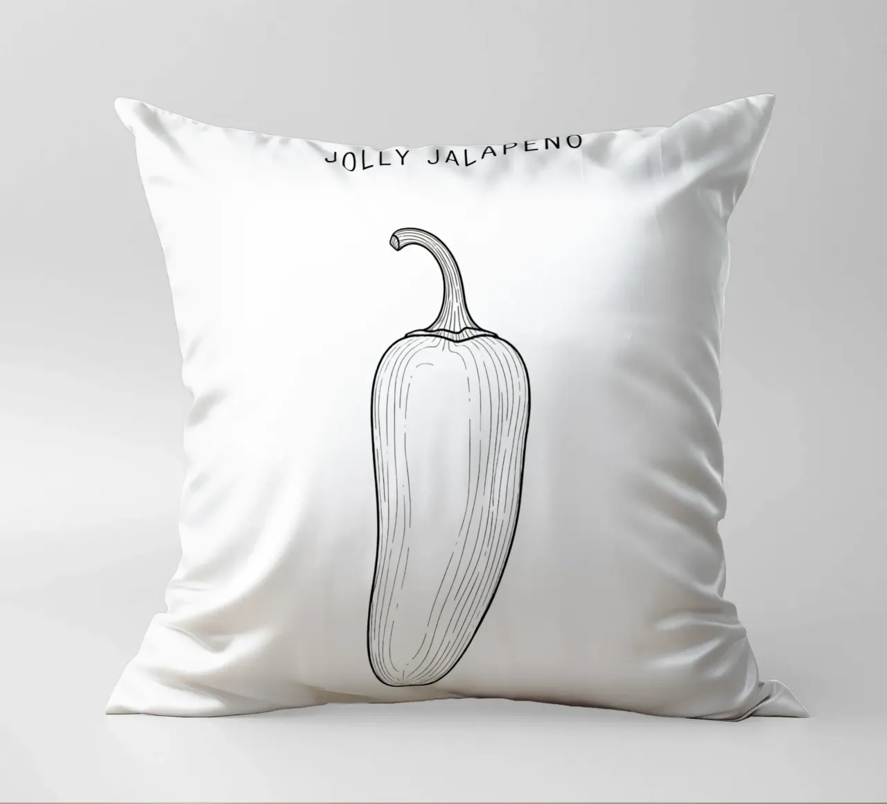 Jolly Jalapeño Business: A Pepper with a Point! cuscino da FruityNoodly