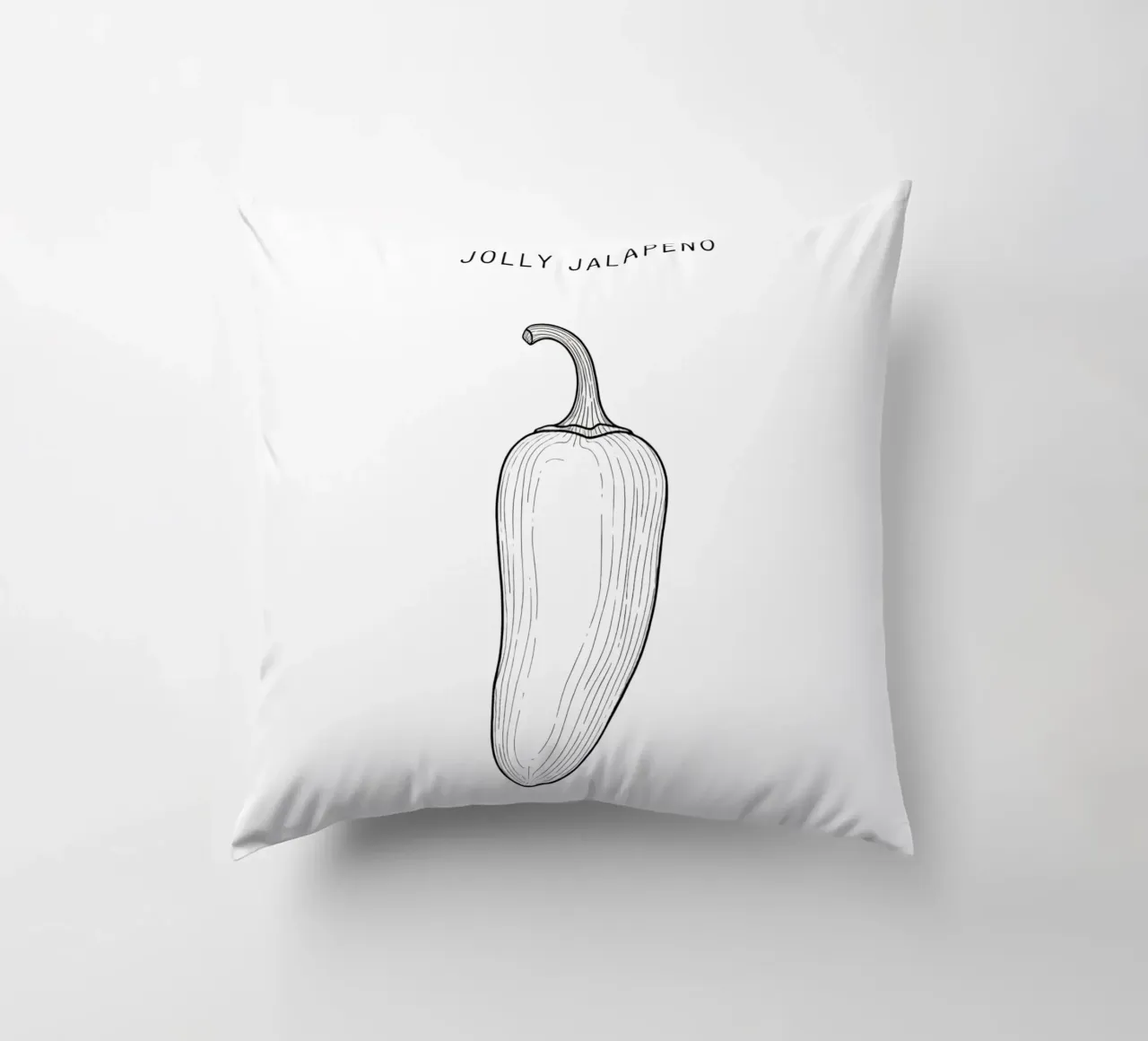 Jolly Jalapeño Business: A Pepper with a Point! cuscino da FruityNoodly