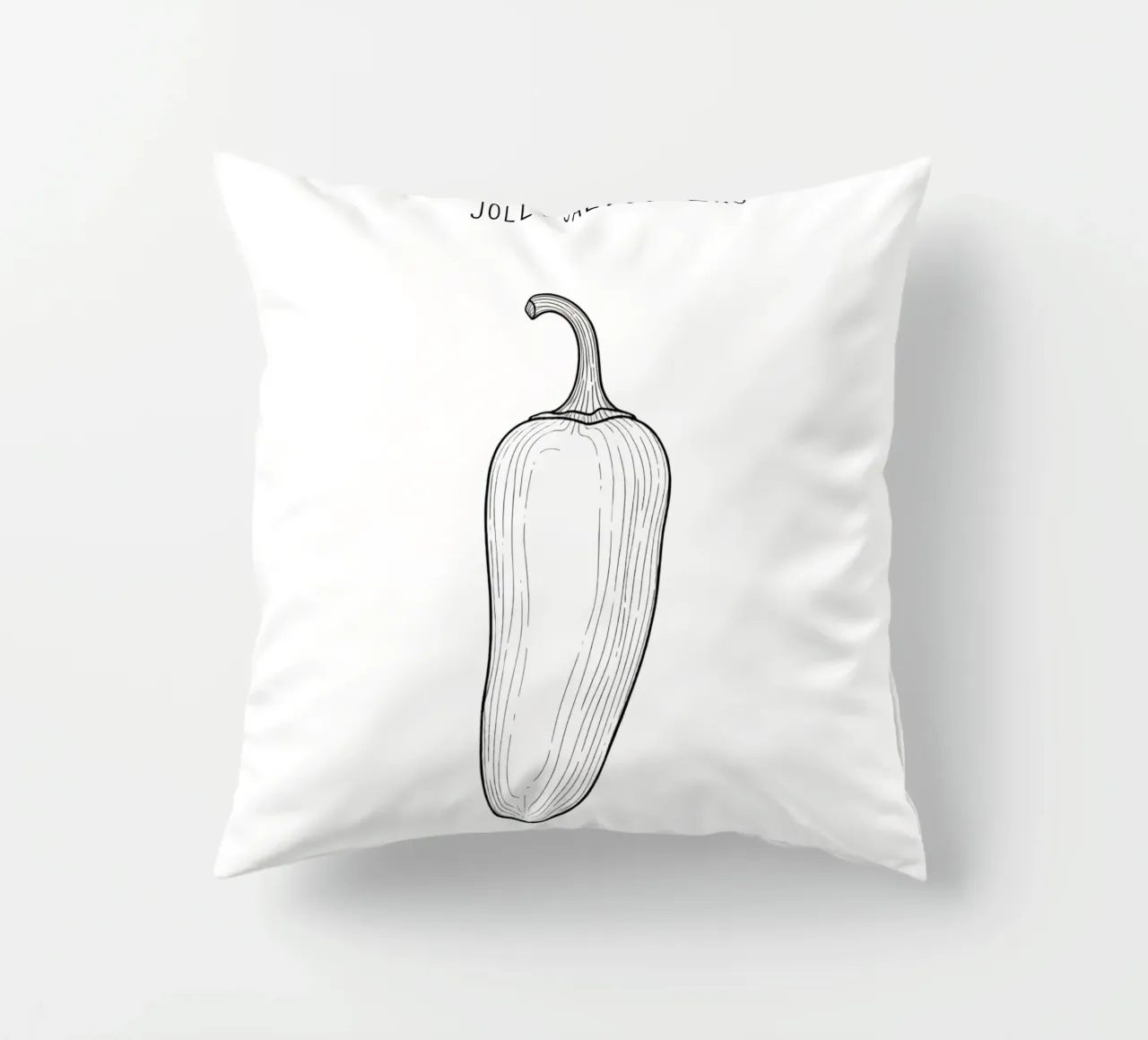 Jolly Jalapeño Business: A Pepper with a Point! cuscino da FruityNoodly