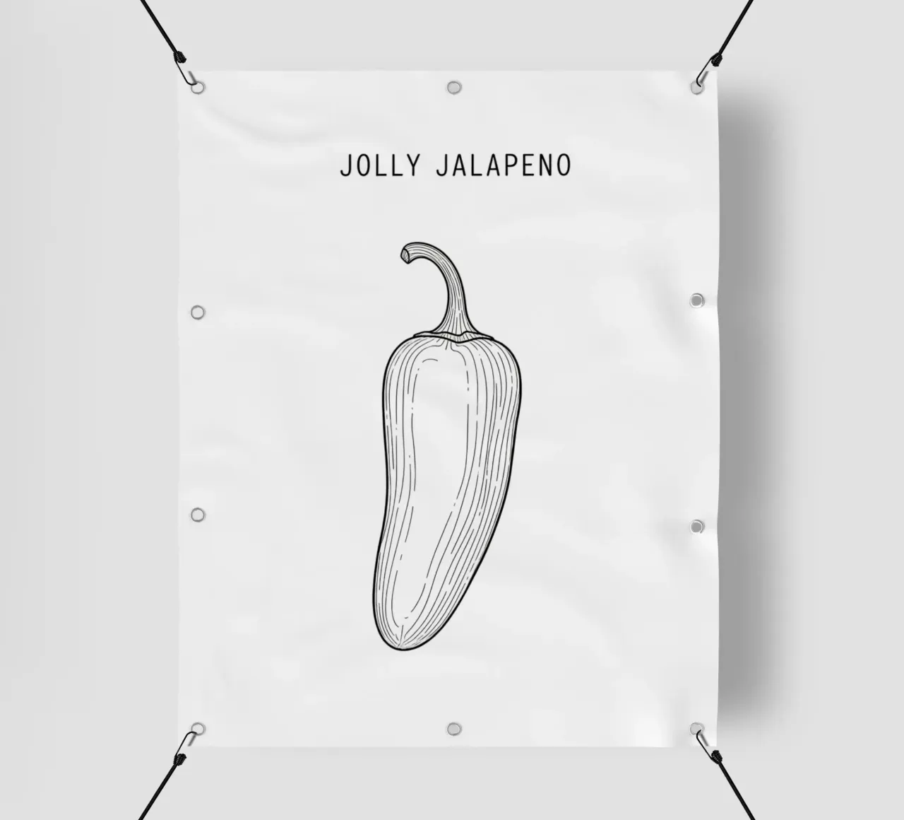 Jolly Jalapeño Business: A Pepper with a Point! telo in pvc da FruityNoodly