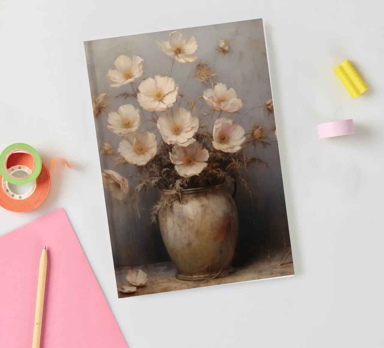 A quiet life with flowers notebook by Imagine