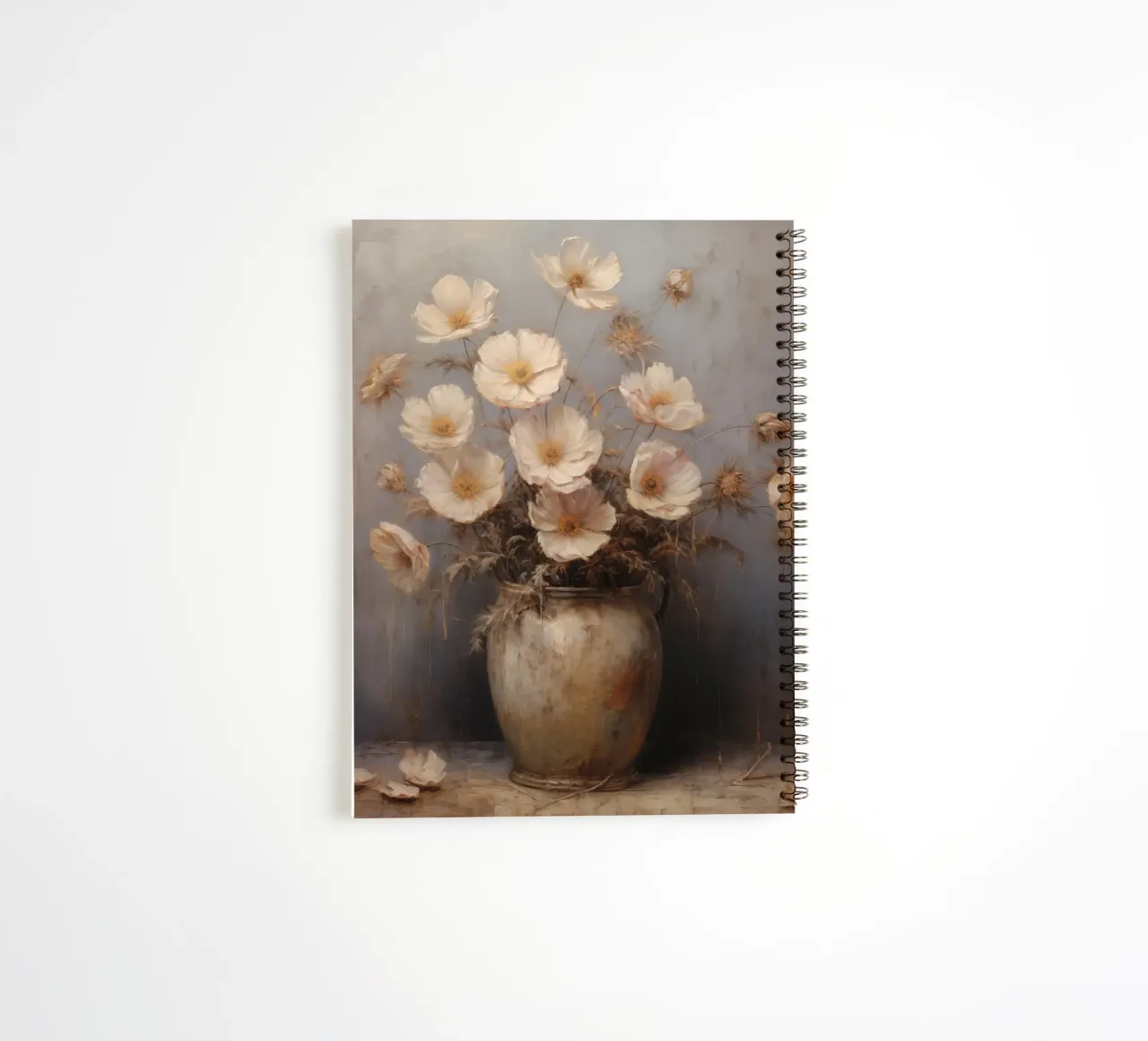 A quiet life with flowers spiral notebook by Imagine