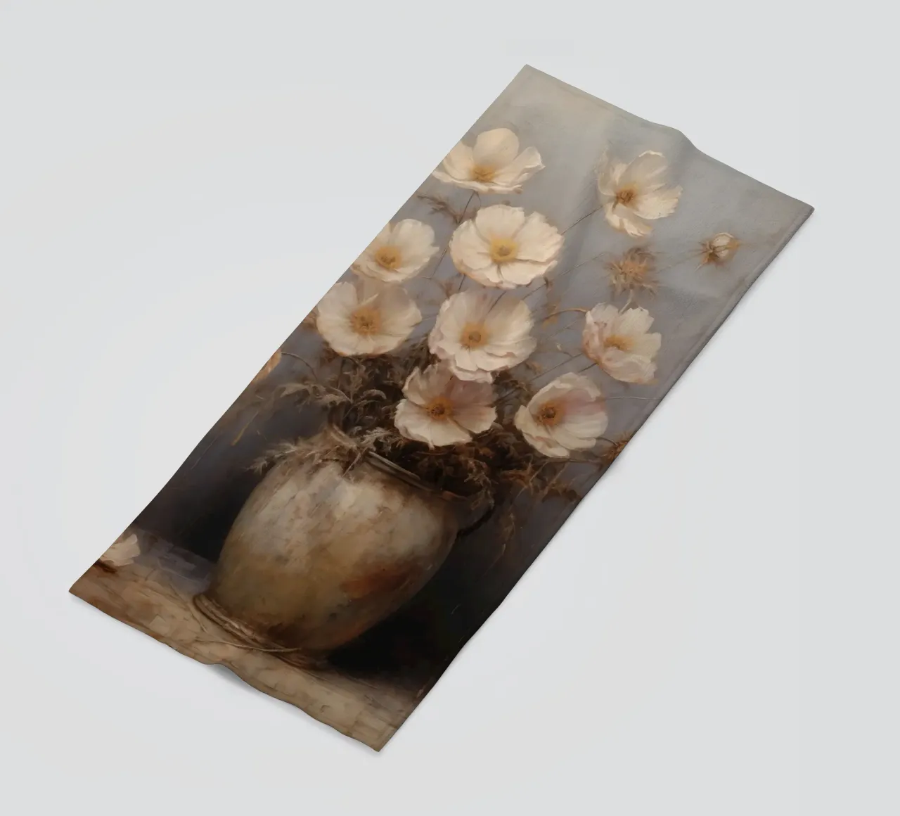 Una vita tranquilla con i fiori telo mare da Imagine