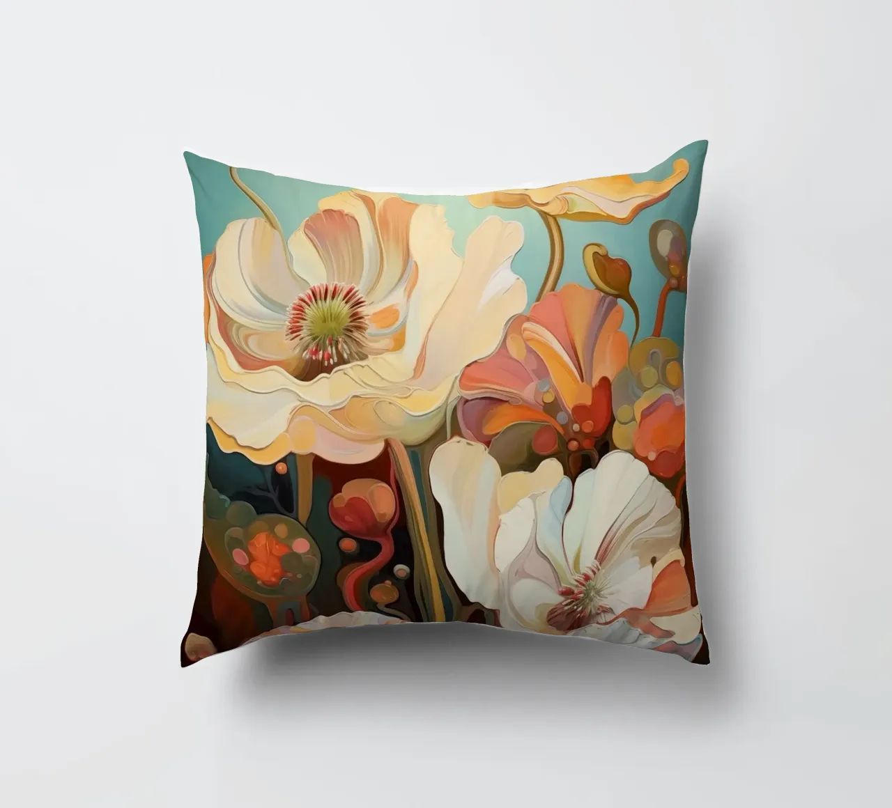 Fiori astratti cuscino da Imagine