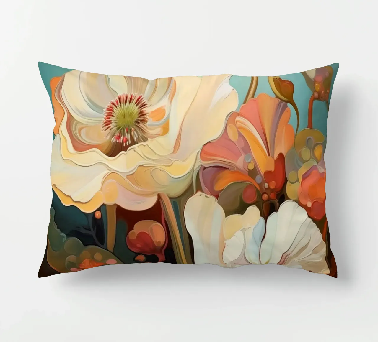 Fiori astratti cuscino da Imagine