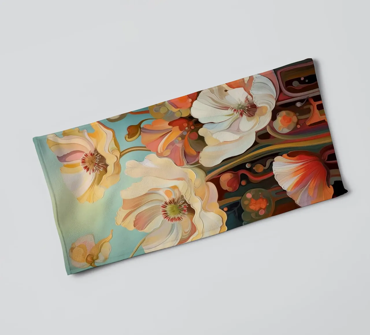Fiori astratti asciugamano da bagno da Imagine