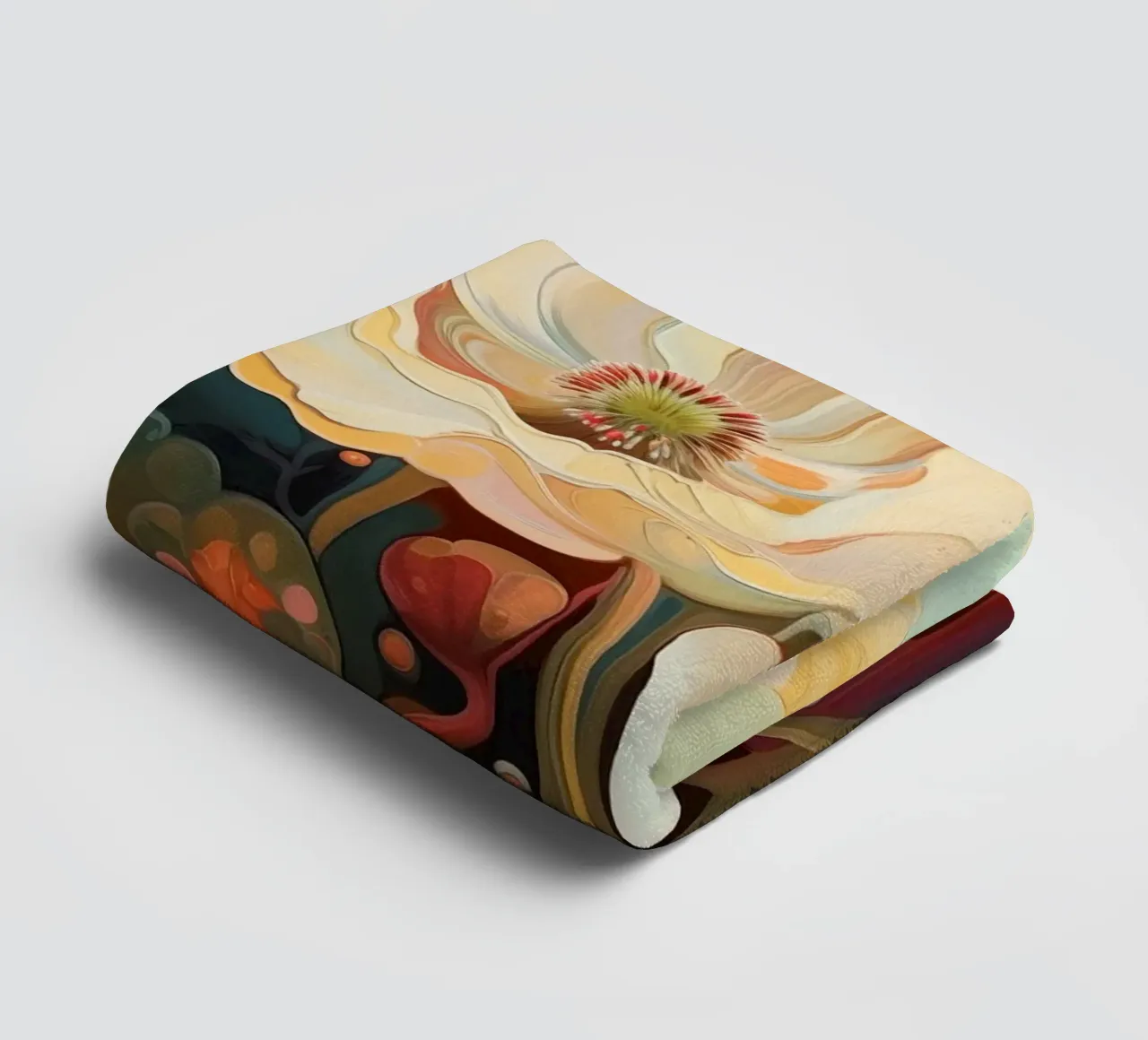 Fiori astratti asciugamano da bagno da Imagine