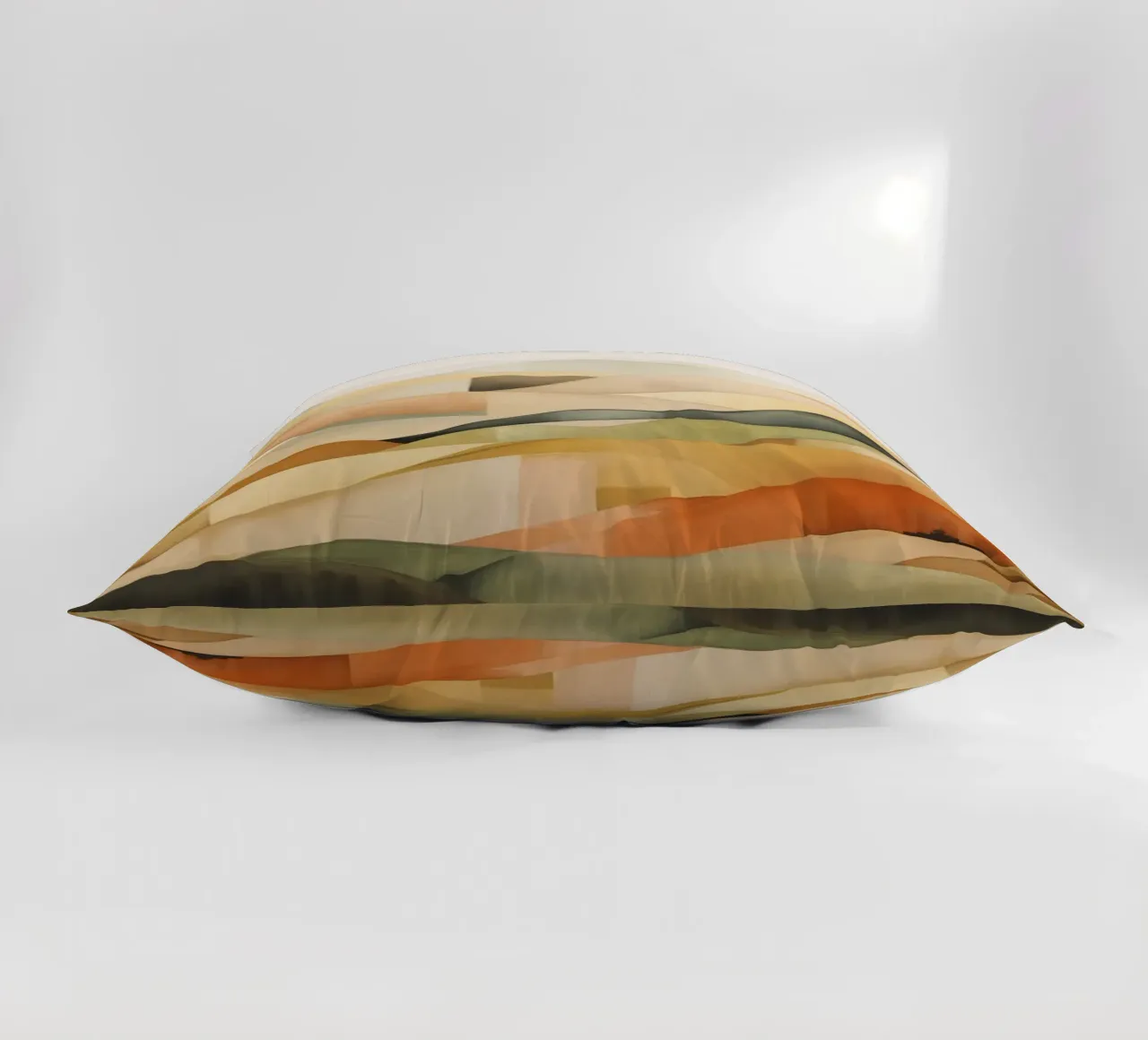 Abstract landscape decorative cushion by Imagine