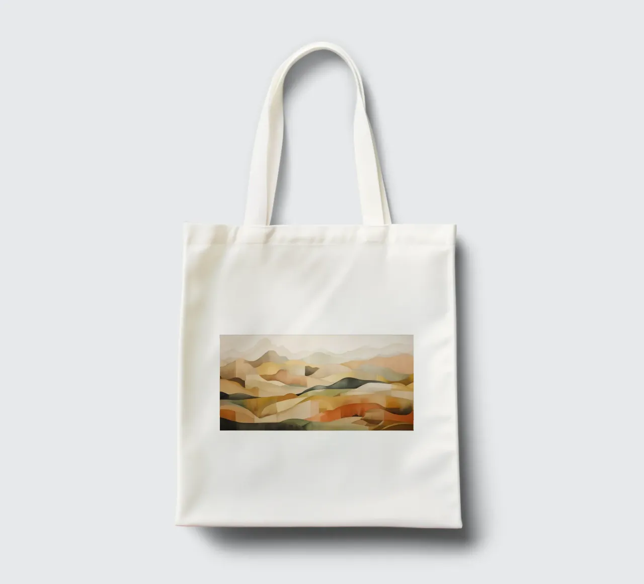 Abstract landscape tote bag by Imagine