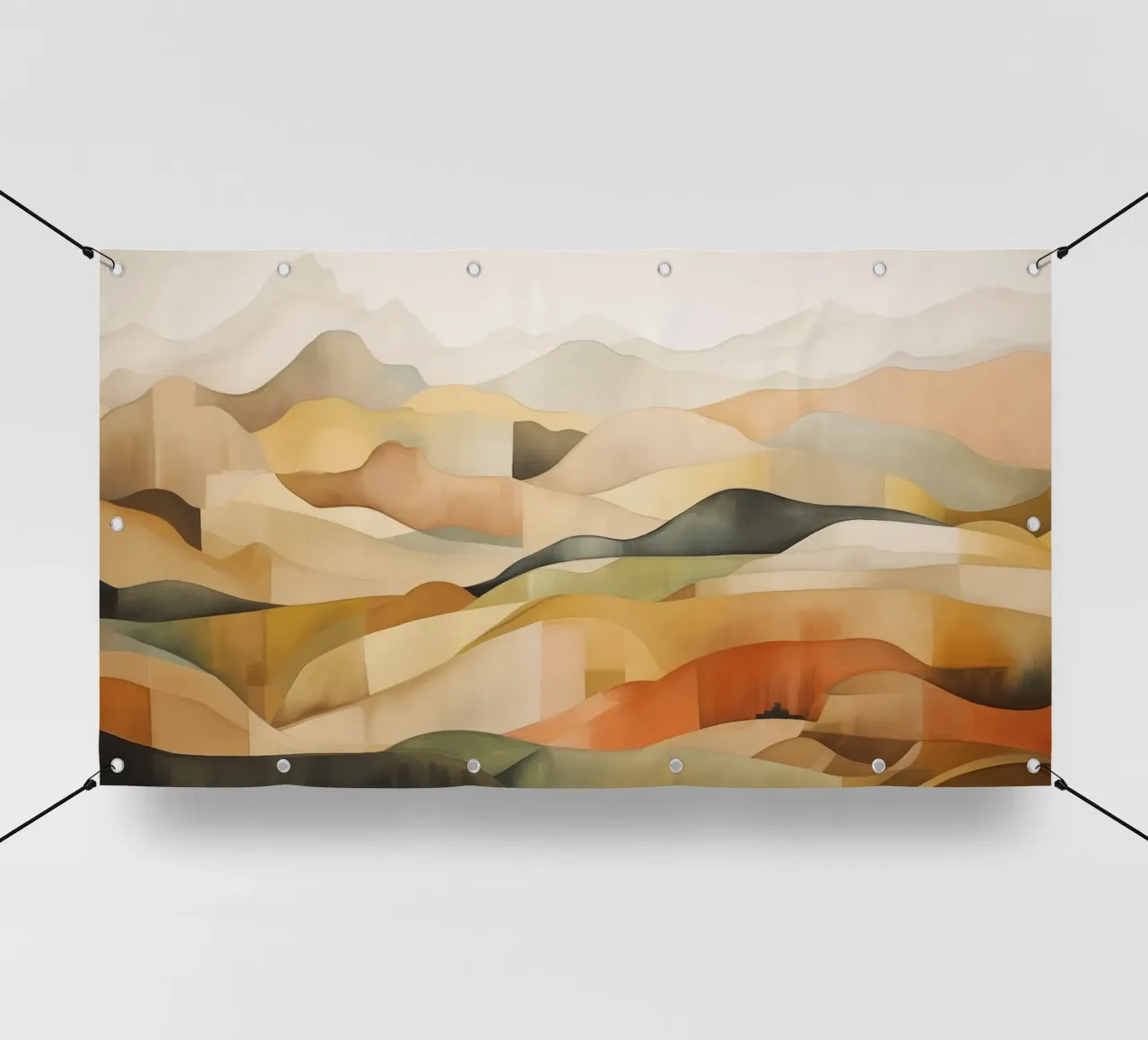 Paysage abstrait bâche pvc de Imagine