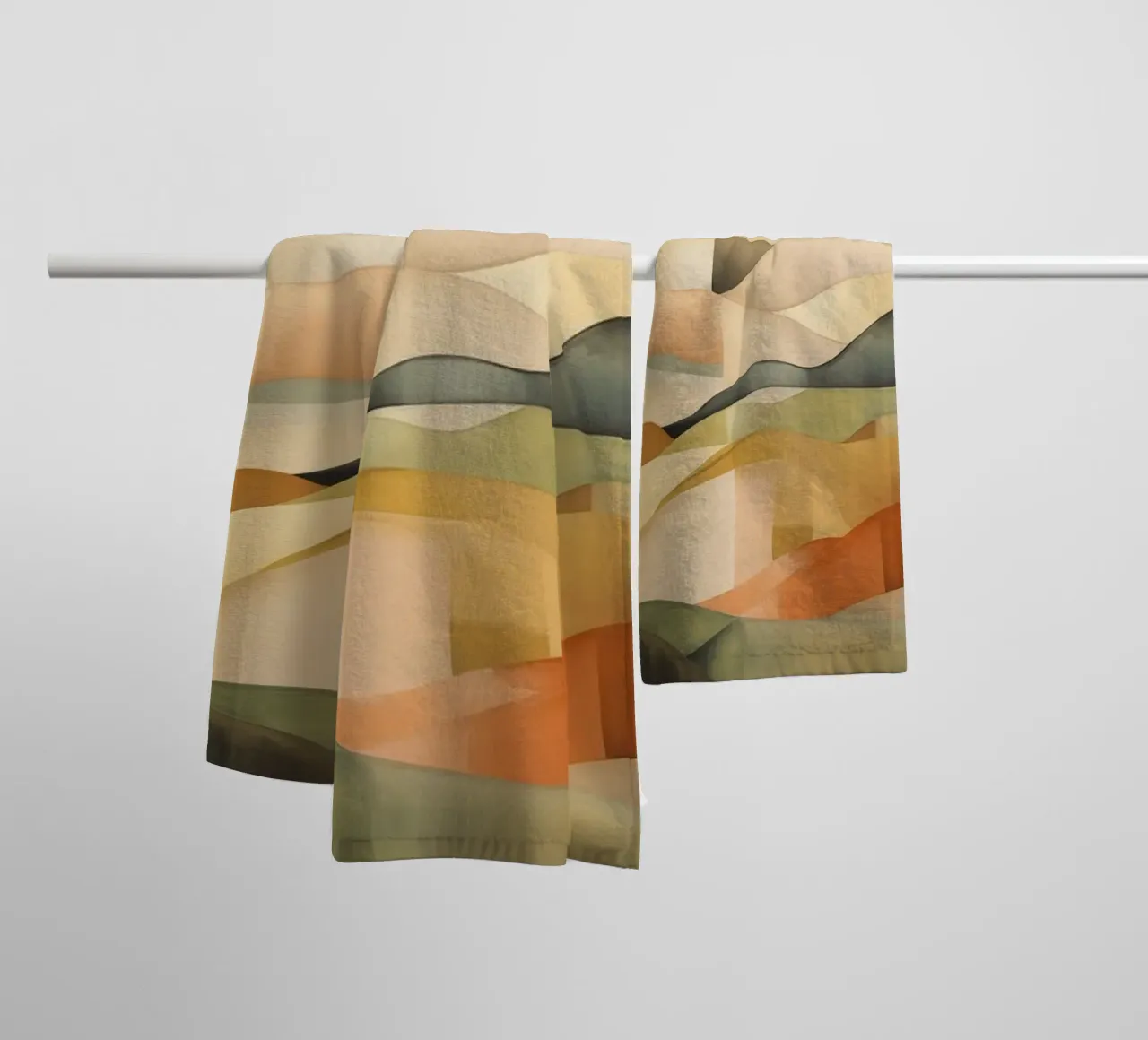Abstrakte Landschaft Handtuch von Imagine