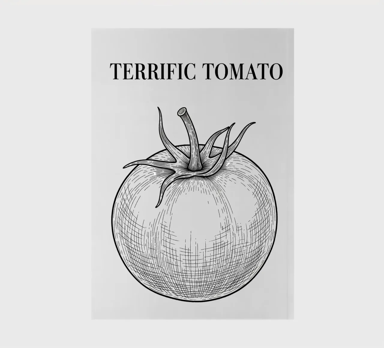The Quiet Radiance of Red: A Terrific Tomato's Soul carnet de notes de FruityNoodly