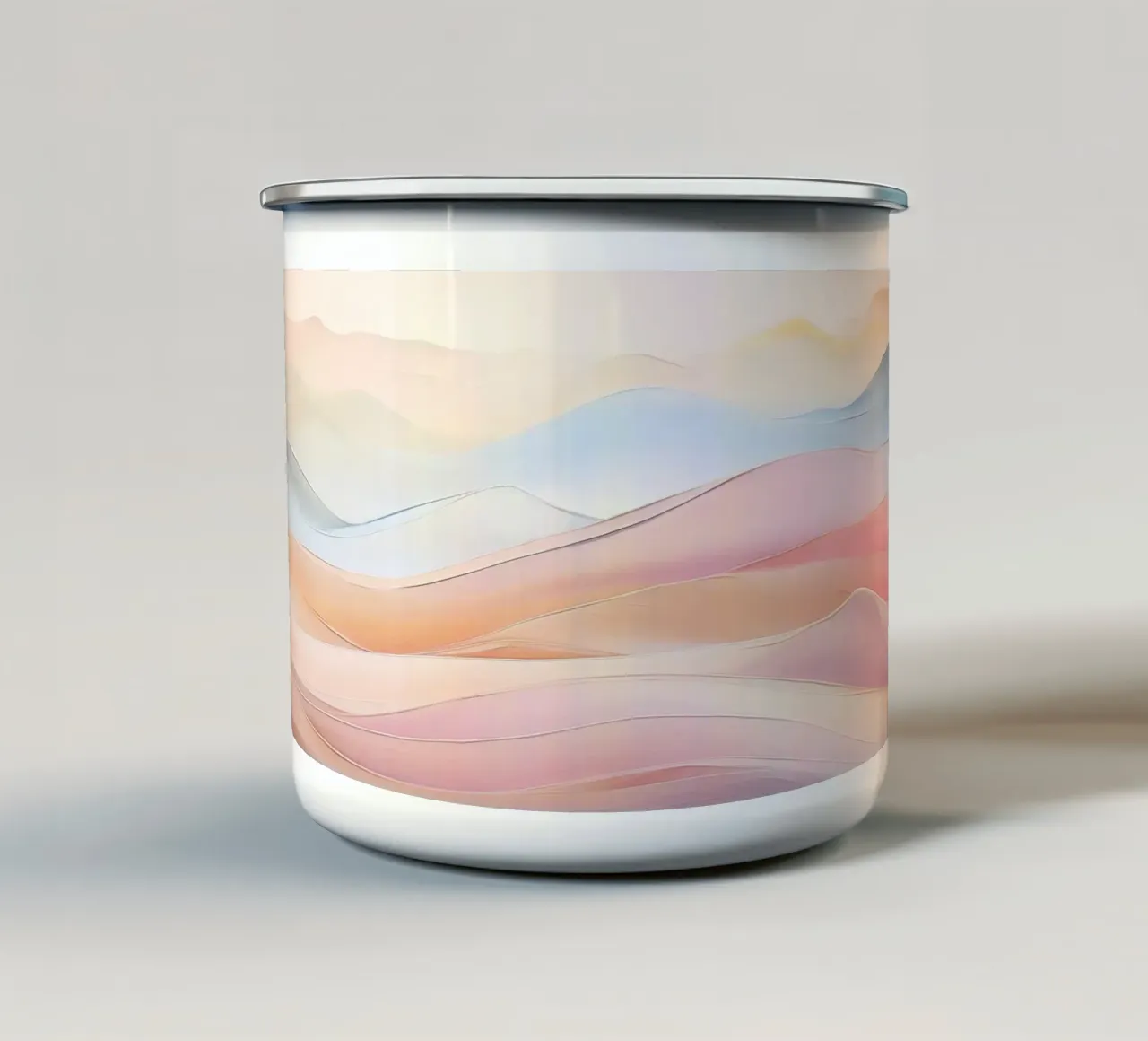 Paesaggio astratto tazza in smalto da Imagine