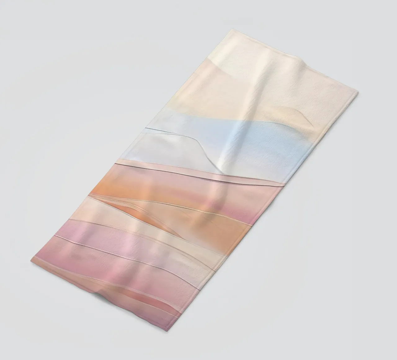 Abstract landscape beach towel by Imagine