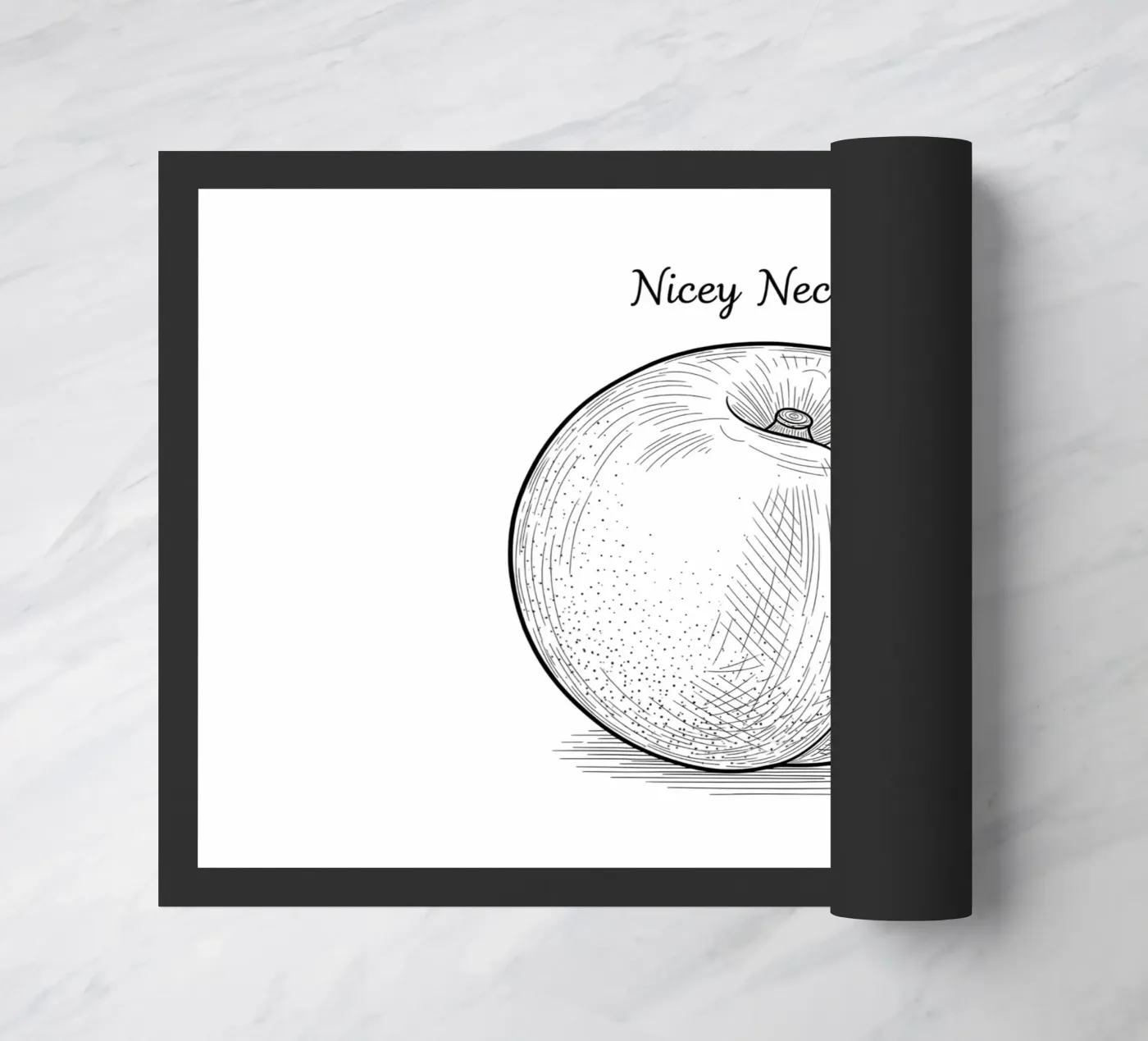 Nicey Nectariny: Existential Fruit deurmat van FruityNoodly