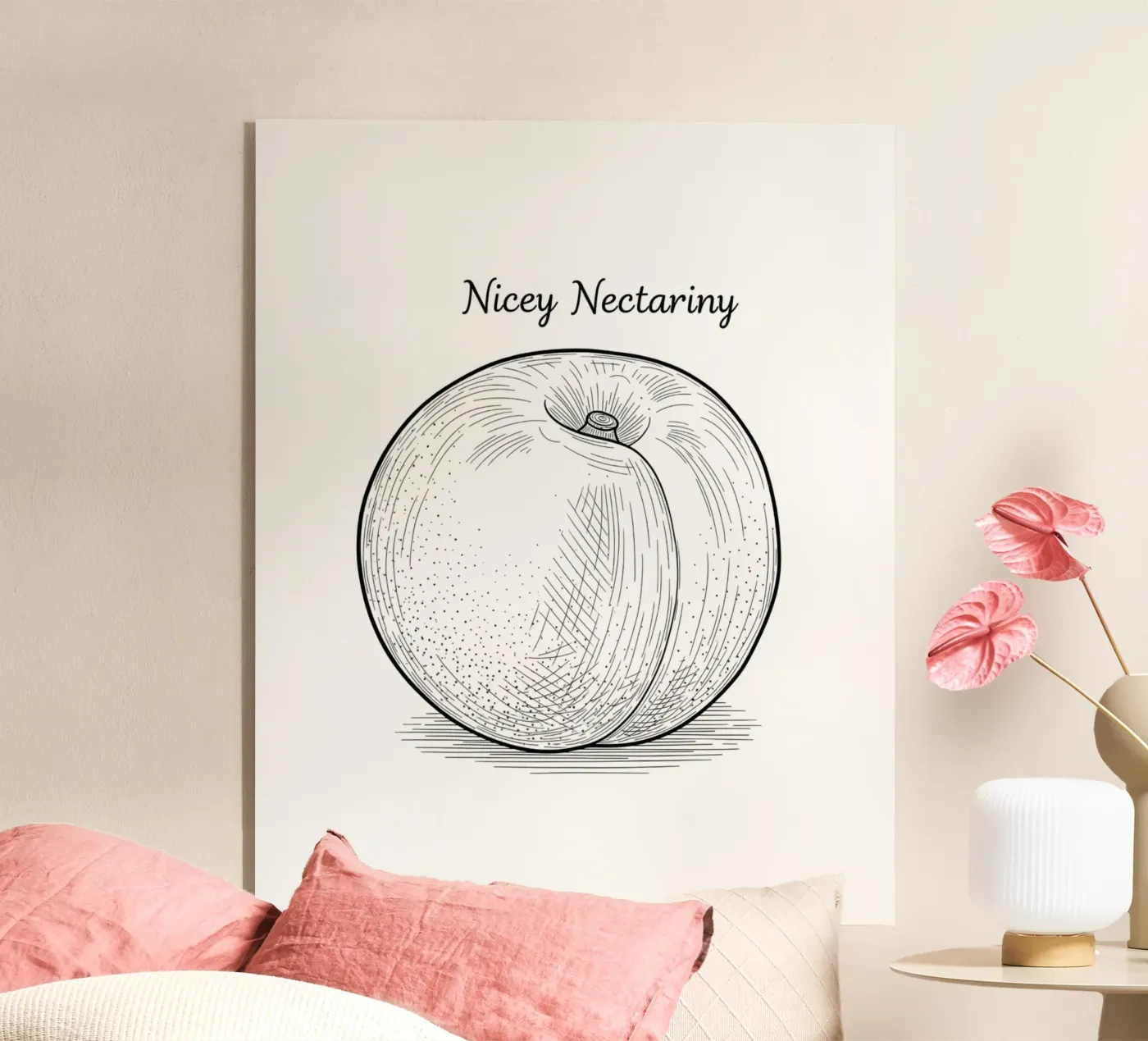 Nicey Nectariny: Existential Fruit plexiglass da FruityNoodly