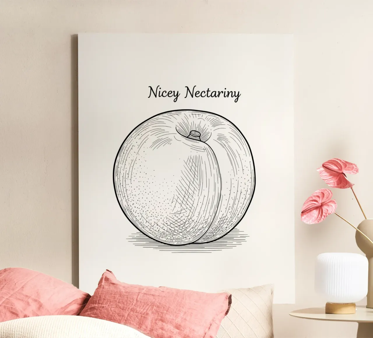 Nicey Nectariny: Existential Fruit tela da FruityNoodly