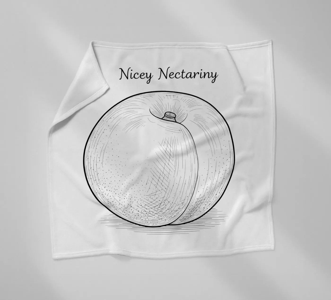 Nicey Nectariny: Existential Fruit fleecedeken van FruityNoodly