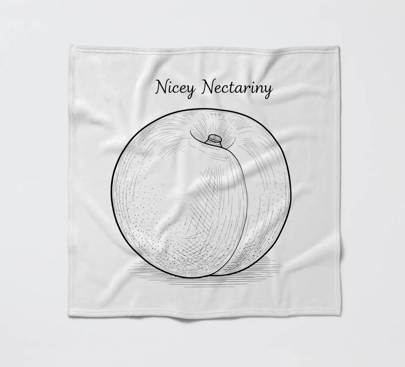 Nicey Nectariny: Existential Fruit fleecedeken van FruityNoodly