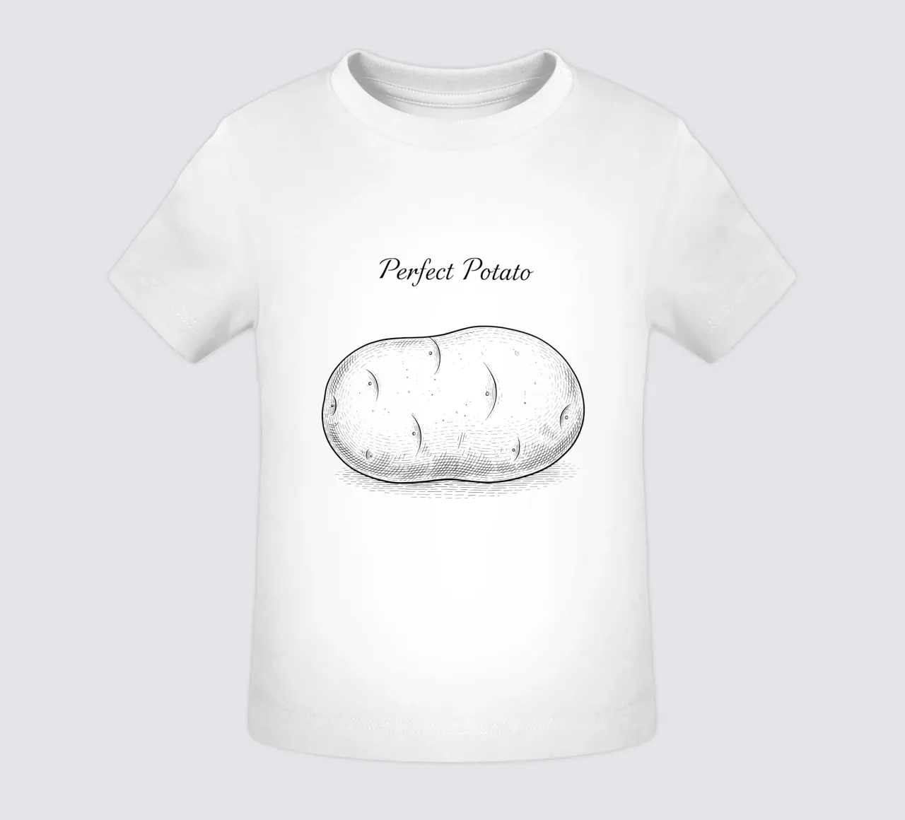 Perfect Potato: A Spud-tacular Masterpiece maglietta neonato da FruityNoodly