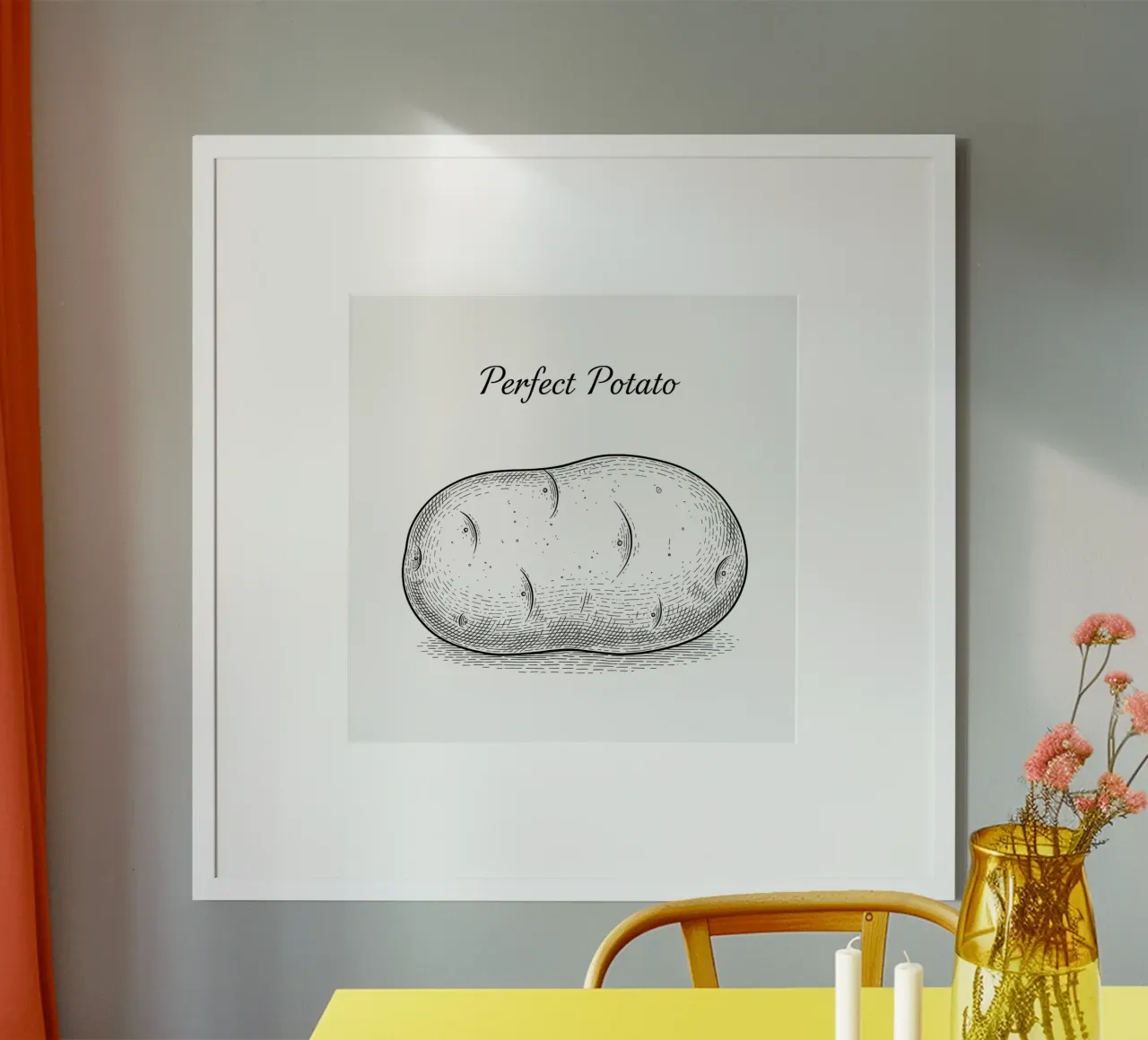 Perfect Potato: A Spud-tacular Masterpiece poster da FruityNoodly