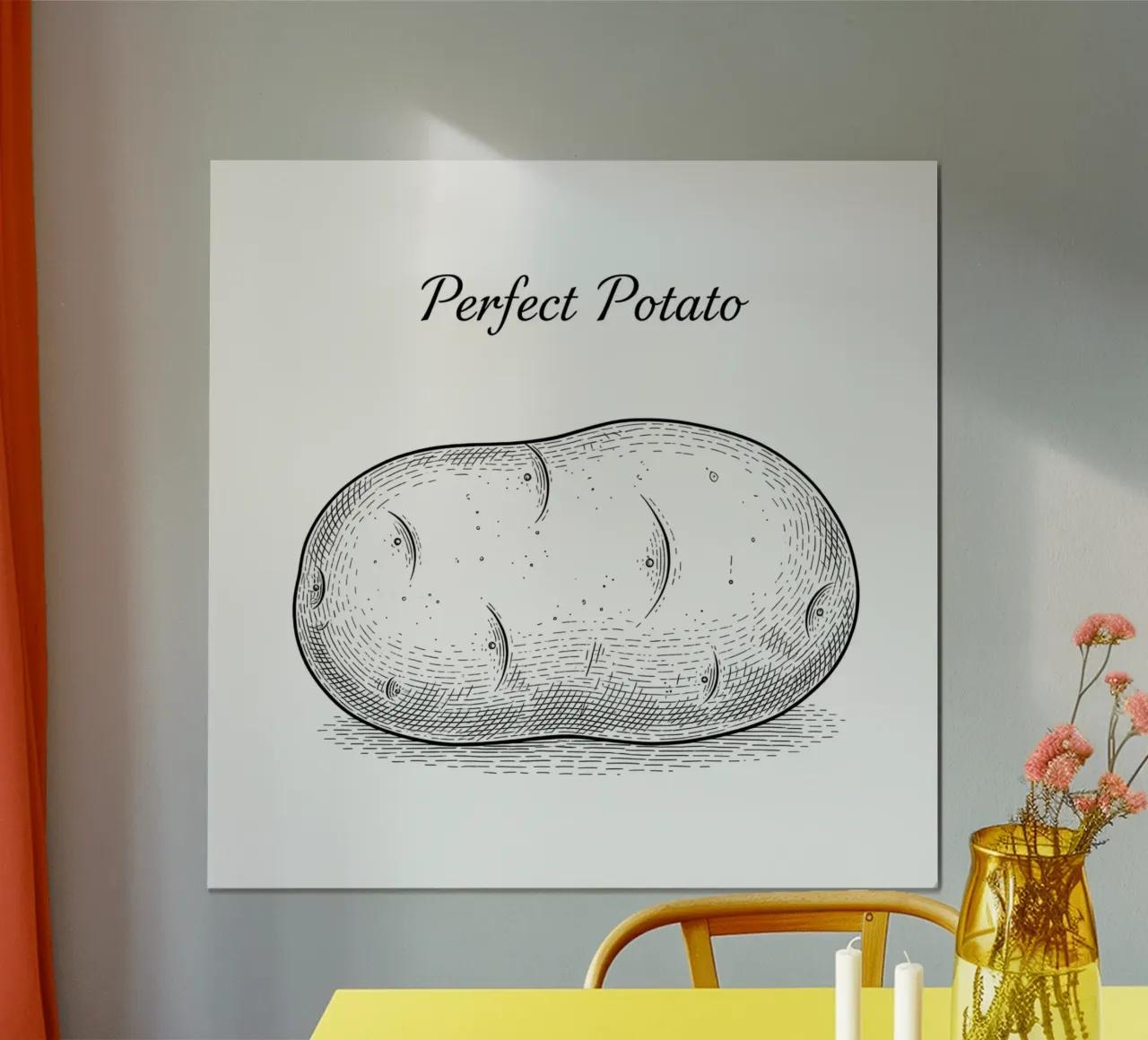 Perfect Potato: A Spud-tacular Masterpiece poster da FruityNoodly
