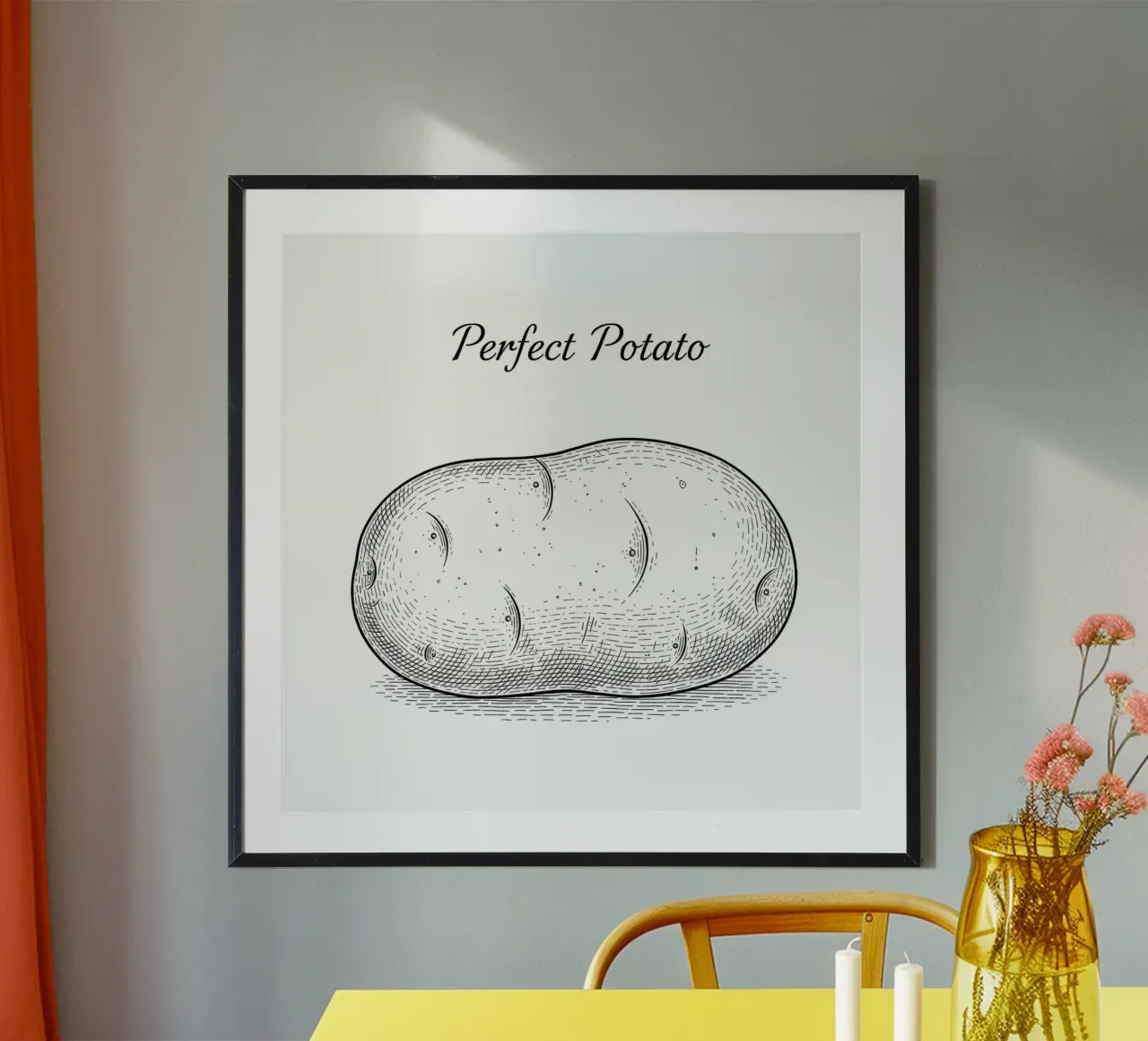 Perfect Potato: A Spud-tacular Masterpiece poster da FruityNoodly