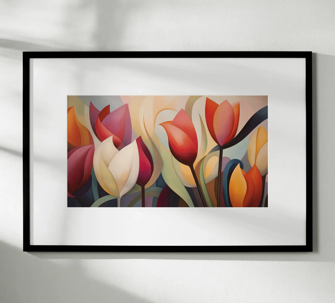 Tulpen abstract Hahnemühle von Imagine