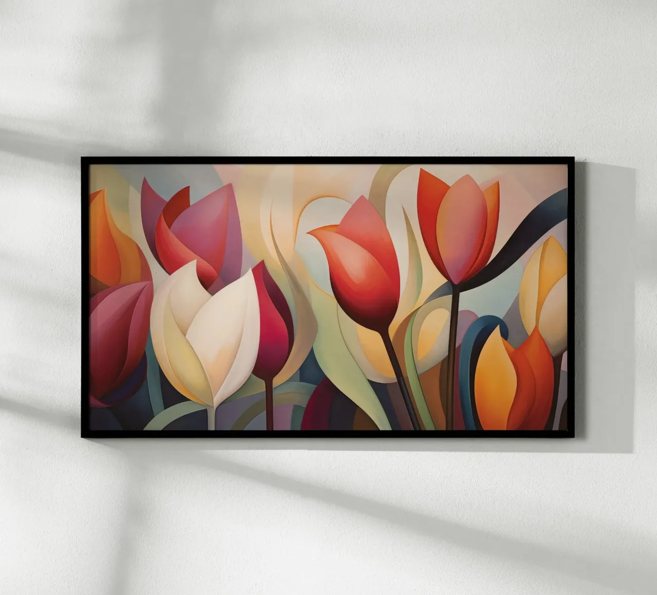 Tulpen abstract Hahnemühle von Imagine