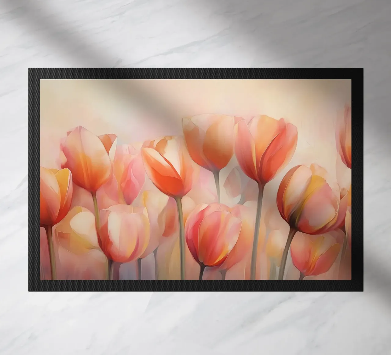 Ploughing tulpen doormat by Imagine