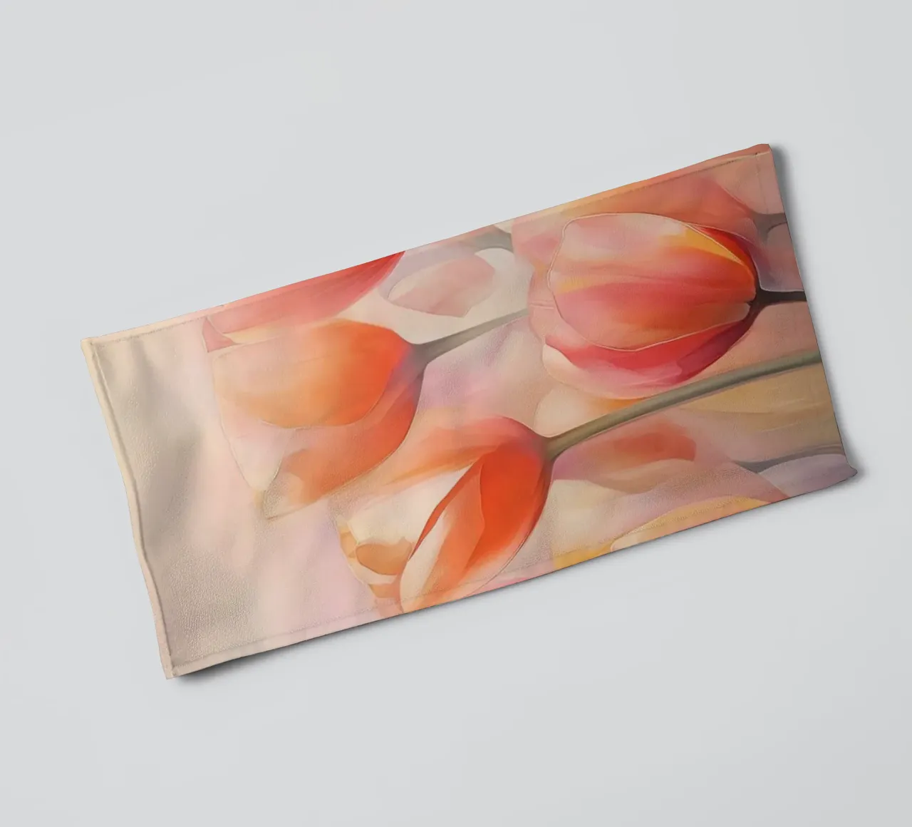 Ploughing tulpen towel by Imagine