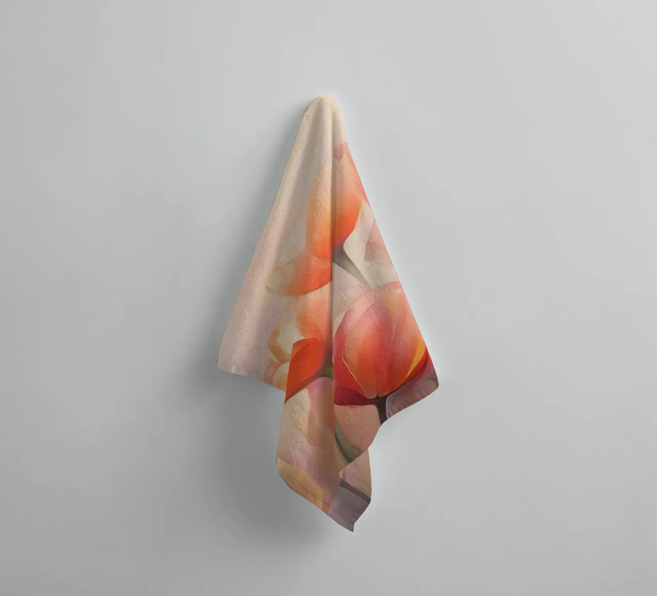 Ploughing tulpen towel by Imagine