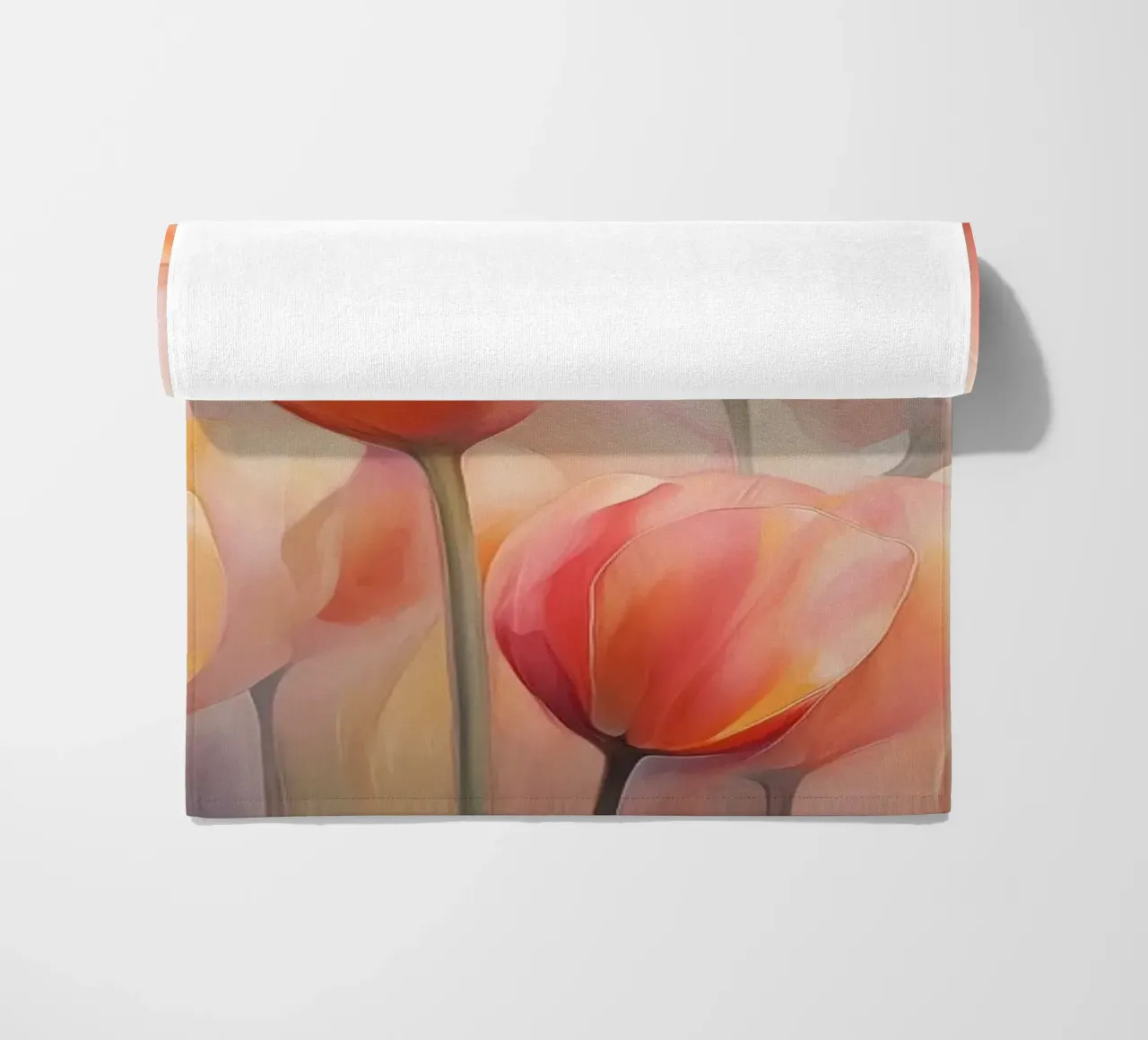 Tulpen ploegen strandhanddoek van Imagine