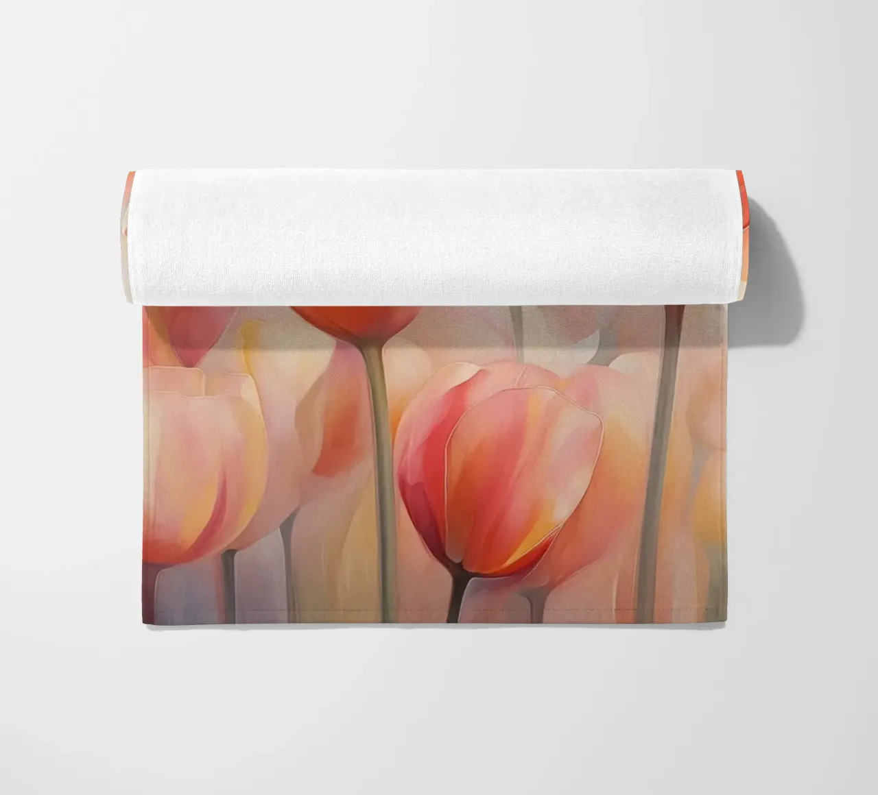 Tulpen ploegen strandhanddoek van Imagine