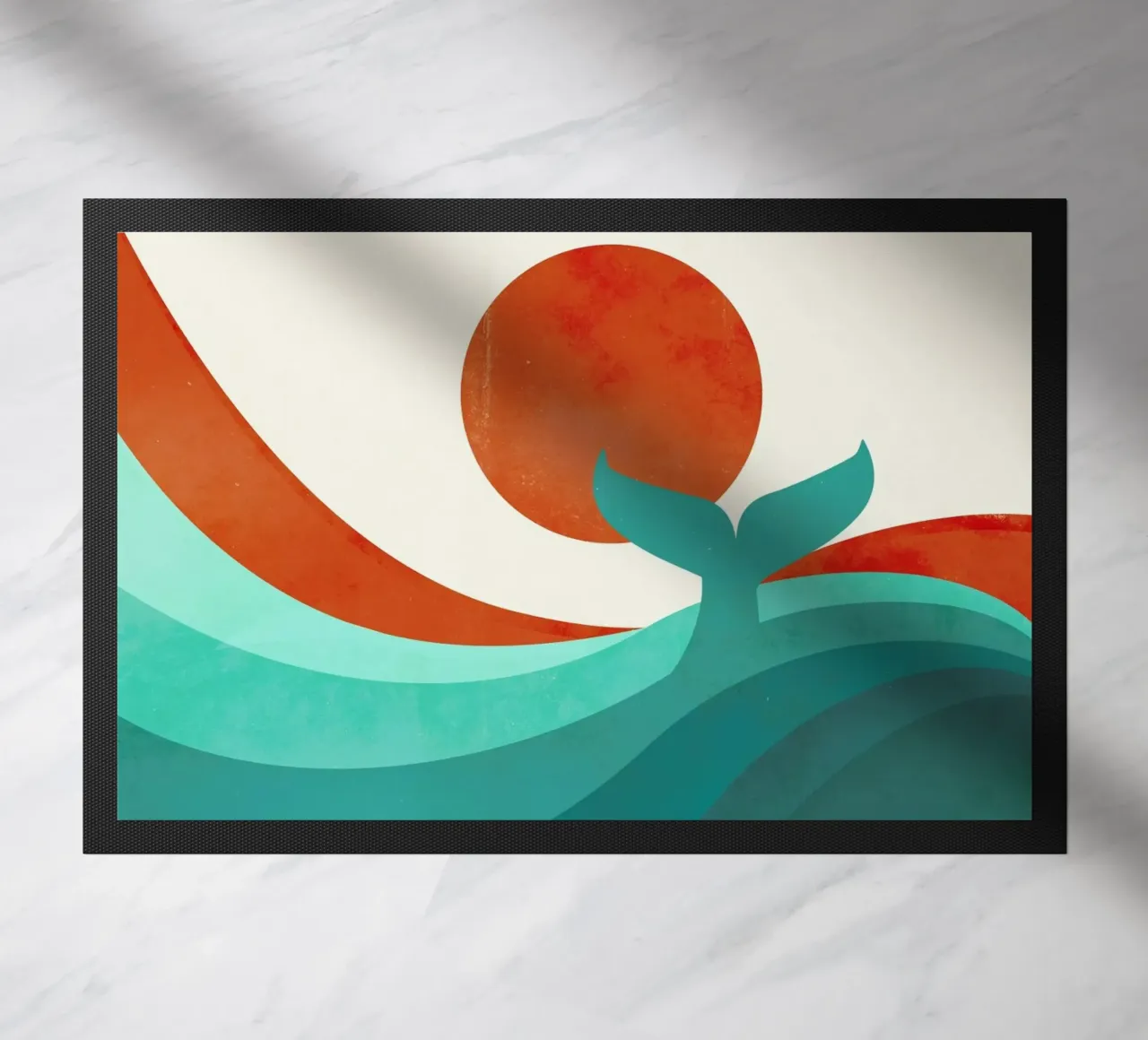 Wave Day doormat by Jay Fleck