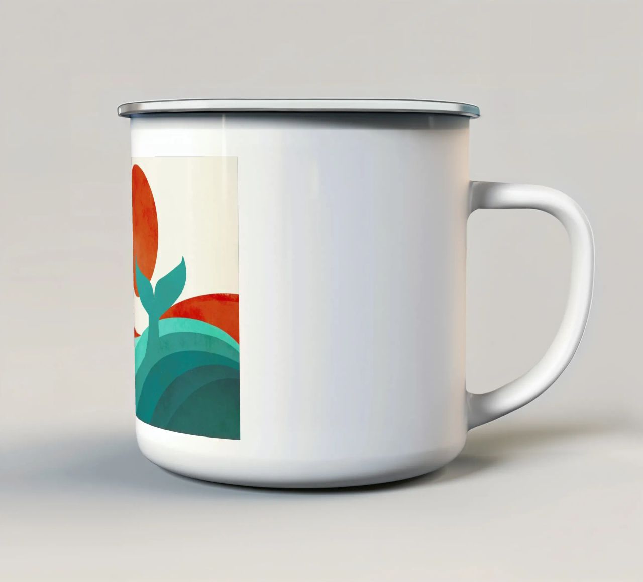 Wave Day tazza in smalto da Jay Fleck