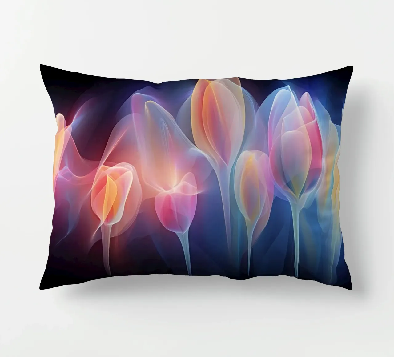 Tulipani al neon cuscino da Imagine