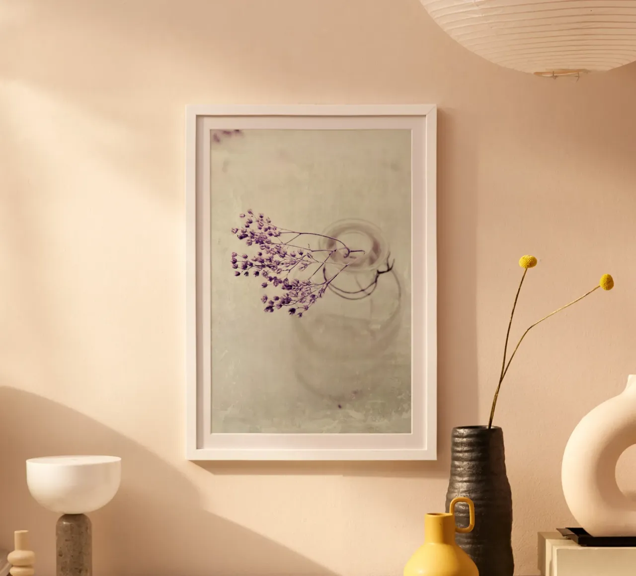 winter still life poster met aluminium frame van Visuelle Poesie am Wegesrand