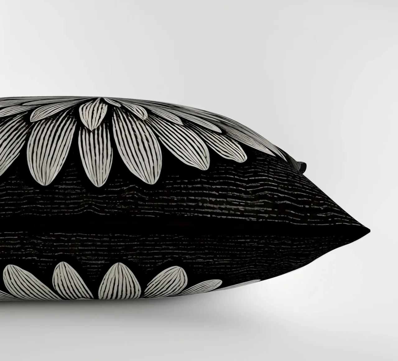Fiore in bianco e nero cuscino da Imagine