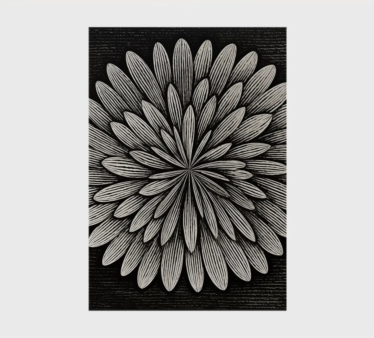 Fiore in bianco e nero diario da Imagine