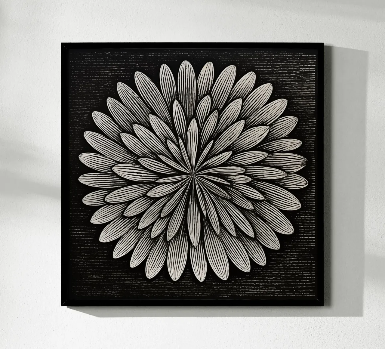 Fiore in bianco e nero carta hahnemühle da Imagine
