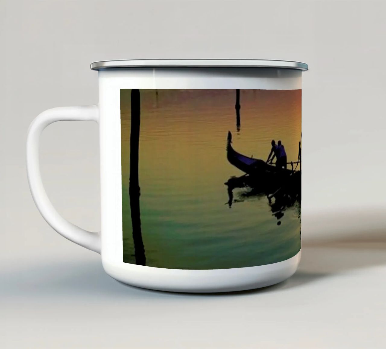 Venice Lagoon tazza in smalto da Angelo Cerantola