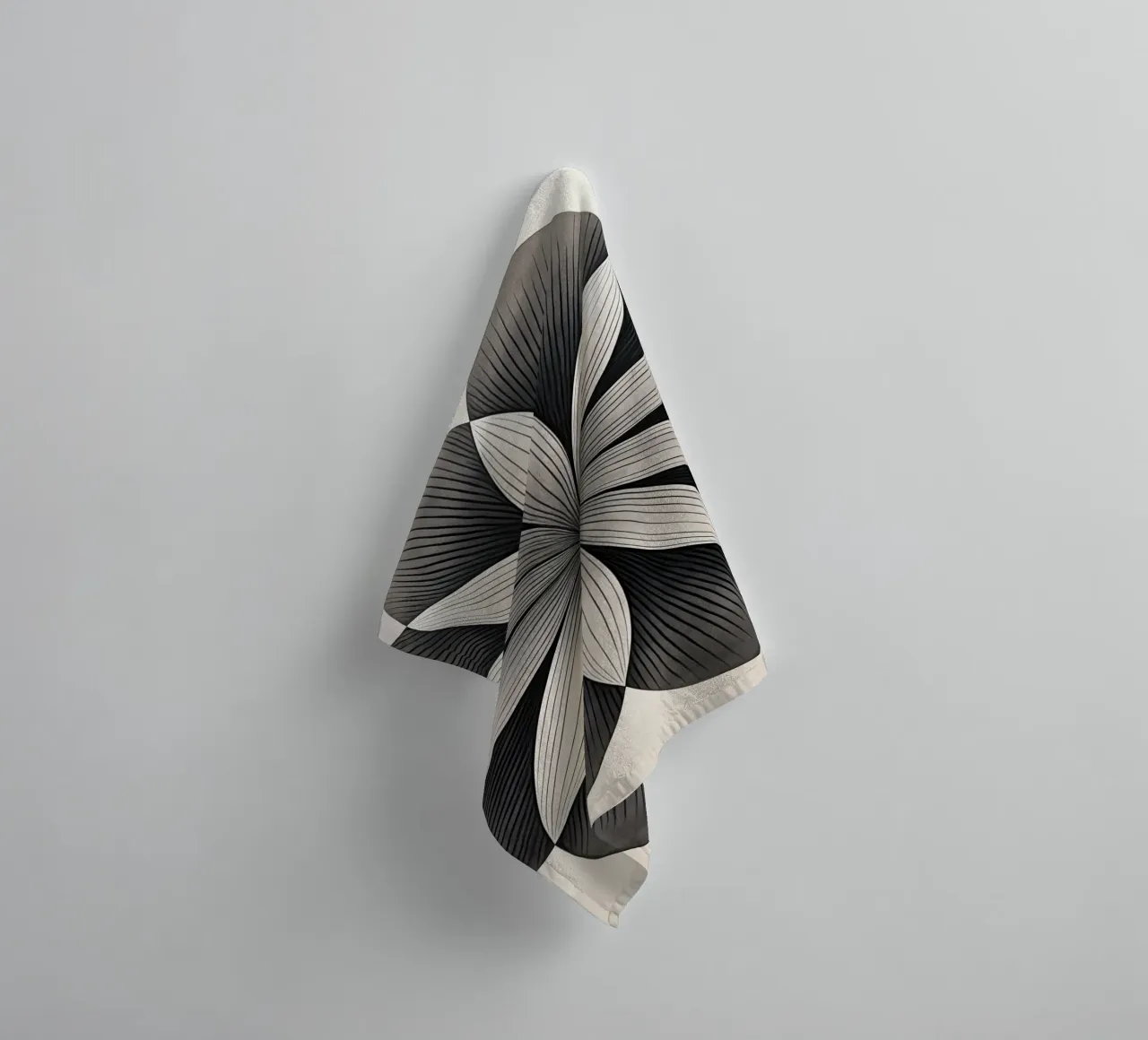 Symmetrical in front towel by Imagine