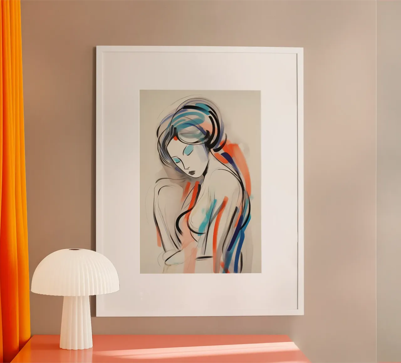 Mujer abstracta hahnemühle de Imagine