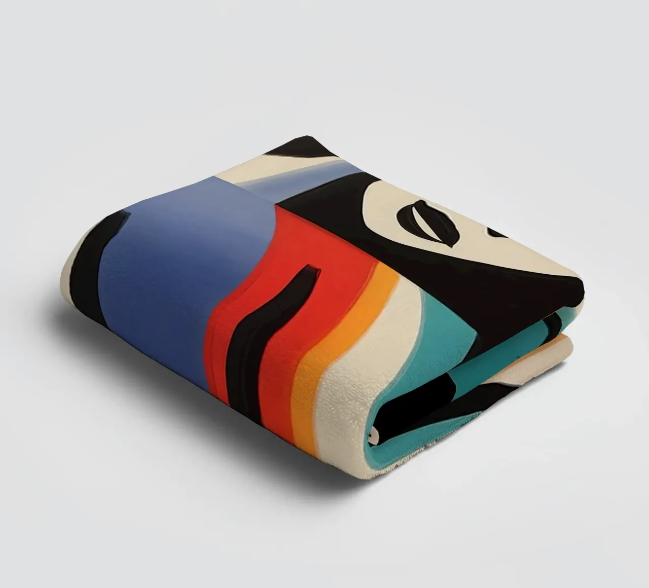Mensen abstract Handtuch von Imagine